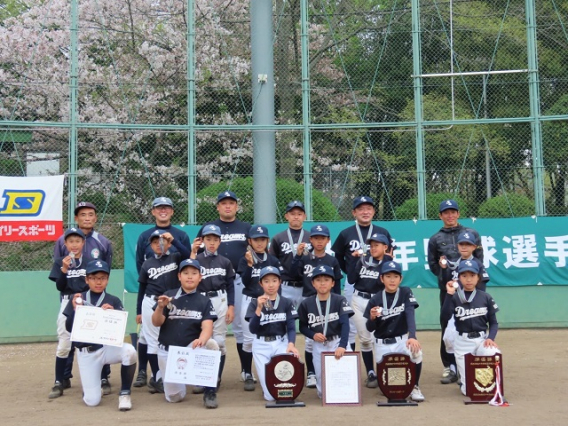 Aクラス　関西団地選手権大会中央決勝大会　決勝（4/4箕面第一野球場）